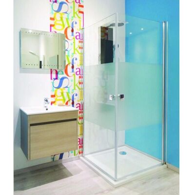 Ondee Frisco Mampara de Ducha - Cromo - 90x194,5cm - Reversible Ondee Frisco Mampara de Ducha - Cromo - 90x194,5cm - Reversible
