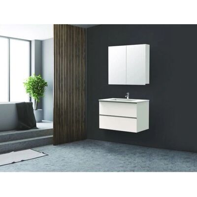 Ondee Max Mueble de Baño Suspendido - 80cm Blanco Mate Ondee Max Mueble de Baño Suspendido - 80cm Blanco Mate