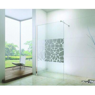 Ondee Degeo - Mampara de ducha - Vidrio templado - Reversible - 90x200cm Ondee Degeo - Mampara de ducha - Vidrio templado - Reversible - 90x200cm