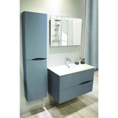 Degeo 2DOO Gabinete de Pared - Tacto Suave, Estantes de Vidrio, Europa - Gabinete Degeo 2DOO Gabinete de Pared - Tacto Suave, Estantes de Vidrio, Europa - Gabinete