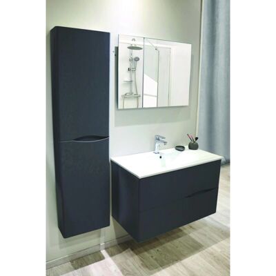 Ondee 2DOO armario de pared 40cm - Toque suave, estantes de vidrio, Europa Ondee 2DOO armario de pared 40cm - Toque suave, estantes de vidrio, Europa