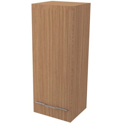 Ondee Columna de Medios Suspendida Roble - Puerta Reversible - Estantes de Vidrio - Tipo de Producto Ondee Columna de Medios Suspendida Roble - Puerta Reversible - Estantes de Vidrio - Tipo de Producto