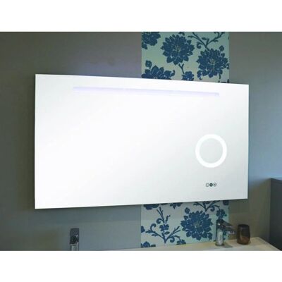 Espejo LED Froya Ondee - 100x70cm, Antivaho, Regulable Espejo LED Froya Ondee - 100x70cm, Antivaho, Regulable