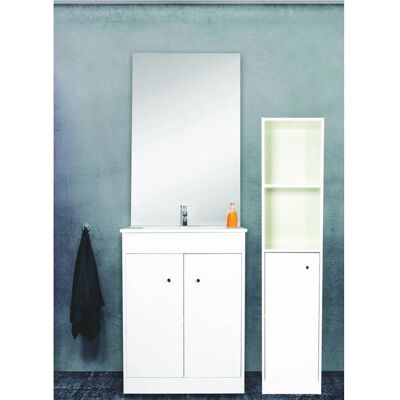 Ondee Gabinete de baño colección Abby - Lacado Blanco - Montado - 35cm Ondee Gabinete de baño colección Abby - Lacado Blanco - Montado - 35cm