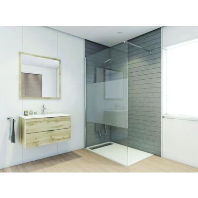 AYOR Modelo 120x200 Mampara de Ducha de Vidrio Templado - Privacidad Esmerilada AYOR Modelo 120x200 Mampara de Ducha de Vidrio Templado - Privacidad Esmerilada