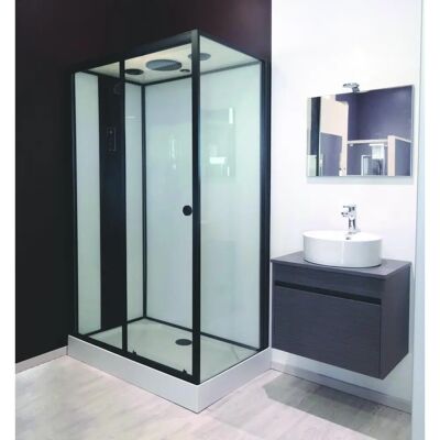 Ondee NOGEA Cabina de Ducha Hidromasaje - Estilo Industrial - 120x80cm Ondee NOGEA Cabina de Ducha Hidromasaje - Estilo Industrial - 120x80cm