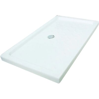 Plateau de douche Ondee 80x120cm - Antidérapant - Blanc - Publicité Plateau de douche Ondee 80x120cm - Antidérapant - Blanc - Publicité