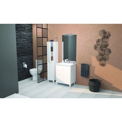 Mueble de baño Ondee Belis - Blanco, 60cm, Suspendido - Muebles de baño Mueble de baño Ondee Belis - Blanco, 60cm, Suspendido - Muebles de baño