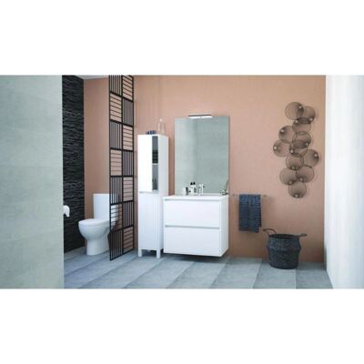 Ondee Muebles de Baño Belis + Espejo - 80cm Blanco Ondee Muebles de Baño Belis + Espejo - 80cm Blanco