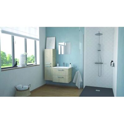 Ondee Modelo Mueble de Baño Smart - Suspendido - 60cm - 2 Cajones - Acabado en Madera Ondee Modelo Mueble de Baño Smart - Suspendido - 60cm - 2 Cajones - Acabado en Madera
