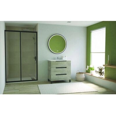 ONDEE Alaska Meuble de salle de bain - 80cm Bois avec 3 tiroirs - Publicité ONDEE Alaska Meuble de salle de bain - 80cm Bois avec 3 tiroirs - Publicité