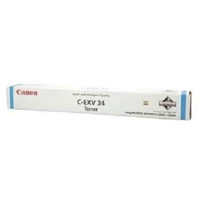 Canon C-EXV 34 Cyan Toner Cartridge - Toner Cartridge Canon C-EXV 34 Cyan Toner Cartridge - Toner Cartridge