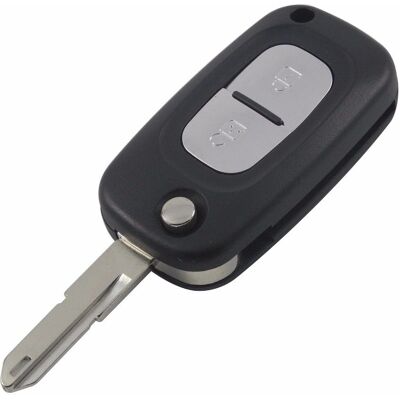 Renault - Universel - 2 boutons - Sans électronique - Coque clé Renault - Universel - 2 boutons - Sans électronique - Coque clé