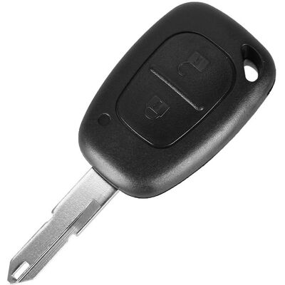 Télécommande Renault avec clé - 2 boutons - Modèle avec emplacement pile - Télécommande Plip Télécommande Renault avec clé - 2 boutons - Modèle avec emplacement pile - Télécommande Plip