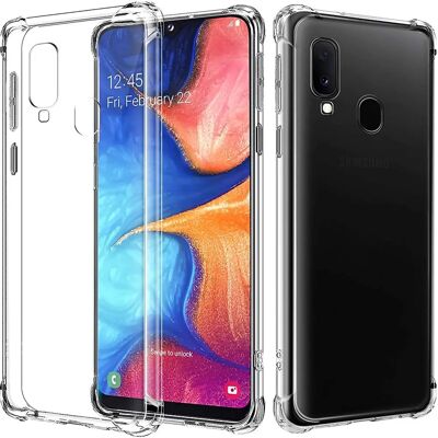Coque en silicone ultra fin Phonillico Galaxy A20e - Étui de téléphone - Publicité Coque en silicone ultra fin Phonillico Galaxy A20e - Étui de téléphone - Publicité