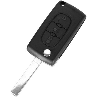 Coque Clé Voiture Phonillico - Compatible Citroen C4, C4 Picasso, C5, C6 - 3 Boutons - Publicité Coque Clé Voiture Phonillico - Compatible Citroen C4, C4 Picasso, C5, C6 - 3 Boutons - Publicité