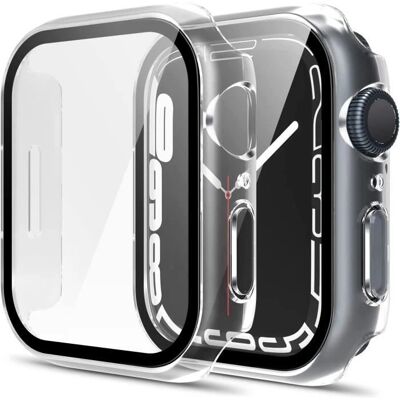 Coque rigide transparente pour Apple Watch 41mm Série 9 - Étui pour Smartwatch - Publicité Coque rigide transparente pour Apple Watch 41mm Série 9 - Étui pour Smartwatch - Publicité