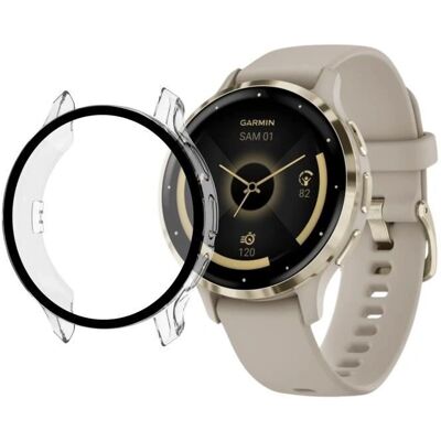 Coque Garmin Venu 3S 41mm - Protection d'écran en verre trempé - Publicité Coque Garmin Venu 3S 41mm - Protection d'écran en verre trempé - Publicité