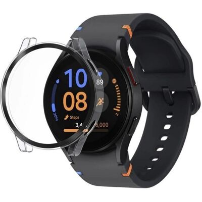 Samsung - Galaxy Watch FE 40mm - Transparent - Verre trempé Case - Publicité Samsung - Galaxy Watch FE 40mm - Transparent - Verre trempé Case - Publicité