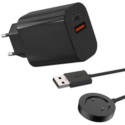 Phonillico - 12W Wall Charger - USB-C - 1m Cable - Charger Phonillico - 12W Wall Charger - USB-C - 1m Cable - Charger