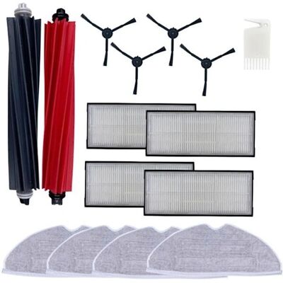 Pack d'accessoires Roborock S8 - Filtres, Mop, Brosses latérales - Publicité Pack d'accessoires Roborock S8 - Filtres, Mop, Brosses latérales - Publicité