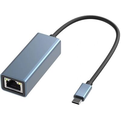 Phonillico - USB-C - Gigabit - RJ45 - Adaptateur Ethernet USB-C Phonillico - USB-C - Gigabit - RJ45 - Adaptateur Ethernet USB-C
