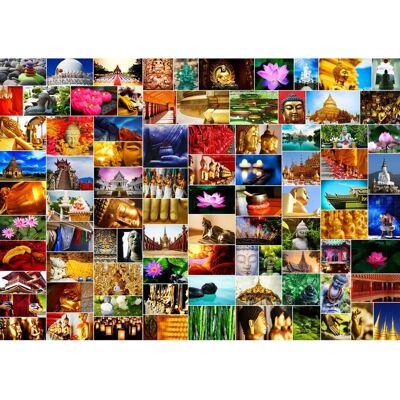 Grafika Puzzle Collage - Zen 1500 Teile - Puzzlespiel Grafika Puzzle Collage - Zen 1500 Teile - Puzzlespiel