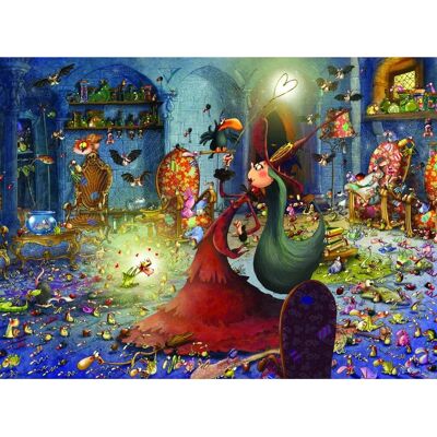 François Ruyer Sorcière Puzzle 2000 Pièces - Puzzle - Publicité François Ruyer Sorcière Puzzle 2000 Pièces - Puzzle - Publicité