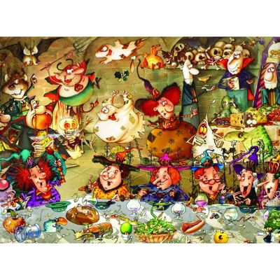François Ruyer Hexen 2000 Pièces Puzzle - Puzzle - Publicité François Ruyer Hexen 2000 Pièces Puzzle - Puzzle - Publicité