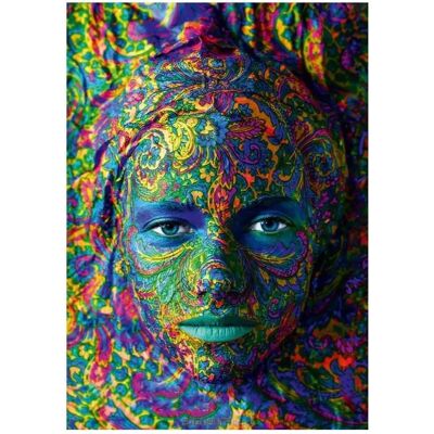 Bluebird Puzzle Face Art - Portrait de Femme 1000 Pièces - Publicité Bluebird Puzzle Face Art - Portrait de Femme 1000 Pièces - Publicité
