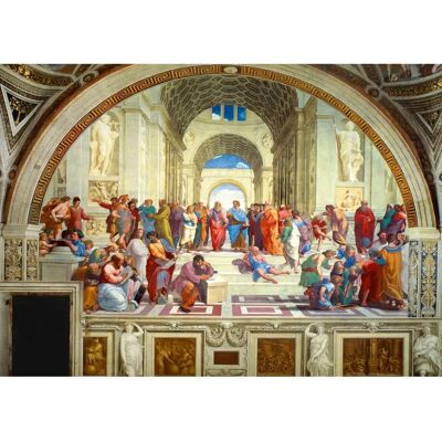 Bluebird Raphael École d'Athènes Puzzle 1000 Pièces - Publicité Bluebird Raphael École d'Athènes Puzzle 1000 Pièces - Publicité