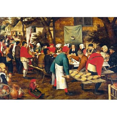Bluebird Pieter Brueghel ο Νεότερος - Γάμος των αγροτών Παζλ 1000 κομματιών Bluebird Pieter Brueghel ο Νεότερος - Γάμος των αγροτών Παζλ 1000 κομματιών