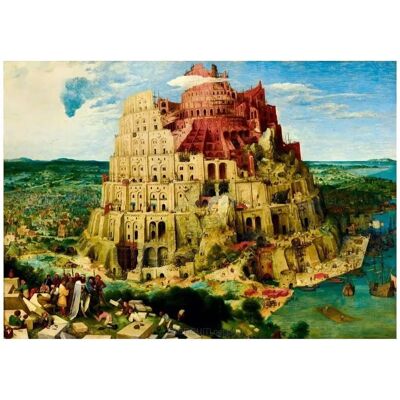 Bluebird Pieter Bruegel l'Ancien - La Tour de Babel Puzzle 1000 pièces - Publicité Bluebird Pieter Bruegel l'Ancien - La Tour de Babel Puzzle 1000 pièces - Publicité