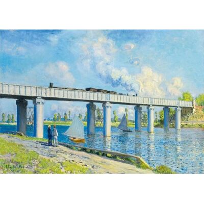 Bluebird Art Monet - Pont ferroviaire à Argenteuil - Puzzle - Publicité Bluebird Art Monet - Pont ferroviaire à Argenteuil - Puzzle - Publicité