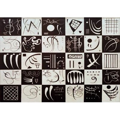 Bluebird Art Kandinsky Trente 1937 - Puzzle - Publicité Bluebird Art Kandinsky Trente 1937 - Puzzle - Publicité