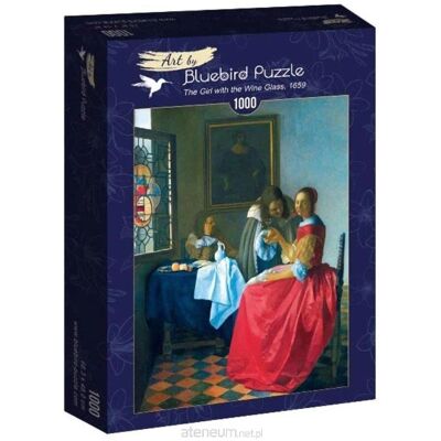Bluebird Art Vermeer - La fille avec le verre de vin Puzzle - 1000 Pièces - Publicité Bluebird Art Vermeer - La fille avec le verre de vin Puzzle - 1000 Pièces - Publicité