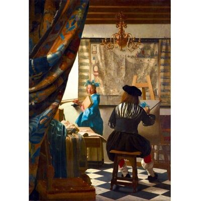 Bluebird Vermeer - Sztuka Malowania - Puzzle 1668 - 1000 Elementów Bluebird Vermeer - Sztuka Malowania - Puzzle 1668 - 1000 Elementów