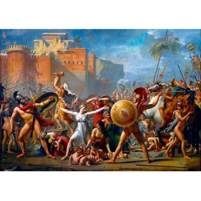 Bluebird Jacques-Louis David - Intervention des Femmes Sabines Puzzle 1000 Pièces - Publicité Bluebird Jacques-Louis David - Intervention des Femmes Sabines Puzzle 1000 Pièces - Publicité