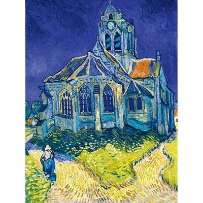 Puzzle Bluebird Vincent Van Gogh - L'Église à Auvers-sur-Oise - 1000 Pièces - Publicité Puzzle Bluebird Vincent Van Gogh - L'Église à Auvers-sur-Oise - 1000 Pièces - Publicité