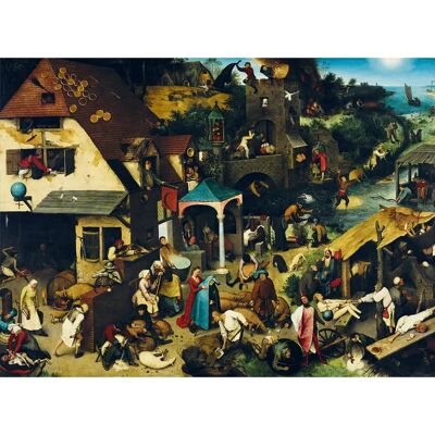Puzzle Bluebird Pieter Bruegel 1559 - Collection d'Art 3000 Pièces - Publicité Puzzle Bluebird Pieter Bruegel 1559 - Collection d'Art 3000 Pièces - Publicité