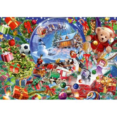 Puzzle Globe de Noël Bluebird - 1000 Pièces Puzzle Globe de Noël Bluebird - 1000 Pièces