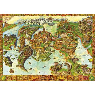 Bluebird Puzzle Atlantis Center der Antike Welt 1000 Teile - Puzzlematerial Bluebird Puzzle Atlantis Center der Antike Welt 1000 Teile - Puzzlematerial