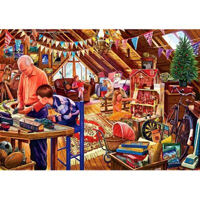 Puzzle Bluebird Attic Playtime 1500 Pièces Puzzle Bluebird Attic Playtime 1500 Pièces