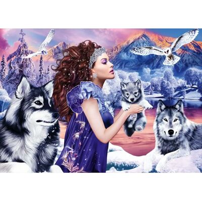 Bluebird Wolf Queen - Puzzle de 1000 Pièces - Publicité Bluebird Wolf Queen - Puzzle de 1000 Pièces - Publicité