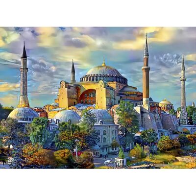 Bluebird Hagia Sophia - Puzzle de 1000 pièces - Publicité Bluebird Hagia Sophia - Puzzle de 1000 pièces - Publicité