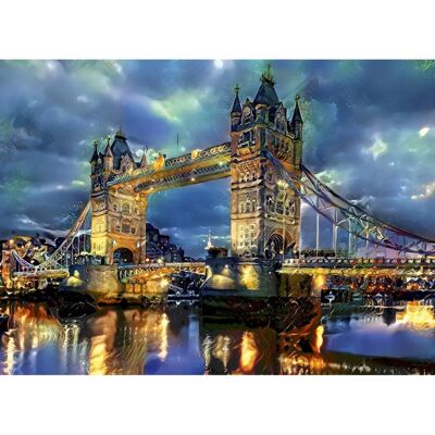 Bluebird Tower Bridge - Puzzle de 1000 Pièces - Publicité Bluebird Tower Bridge - Puzzle de 1000 Pièces - Publicité