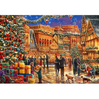 Bluebird Chuck Pinson 1000 Pièces Puzzle - Noël à la Place - Publicité Bluebird Chuck Pinson 1000 Pièces Puzzle - Noël à la Place - Publicité
