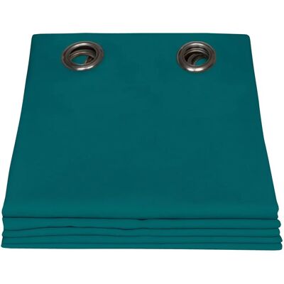 Cortina de exterior azul HOME MAISON 135x250cm - Cortina Cortina de exterior azul HOME MAISON 135x250cm - Cortina