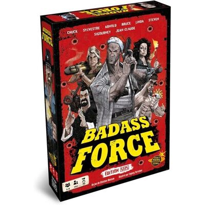 Don't Panic Games - Badass Force - VHS - Édition - Board Game - Publicité Don't Panic Games - Badass Force - VHS - Édition - Board Game - Publicité