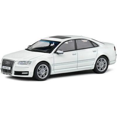 Audi S8 (D3) VIT 1:43 - Gjutmodellbil Audi S8 (D3) VIT 1:43 - Gjutmodellbil